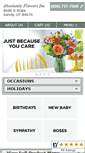 Mobile Screenshot of florist-absolutelyflowers.com
